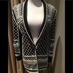 Balmain x H&M pearl blazer size small